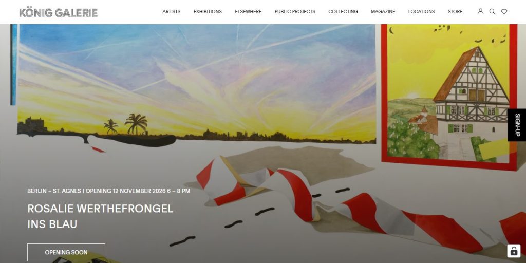 KÖNIG GALERIE – Shopify Modern Art Gallery Store
