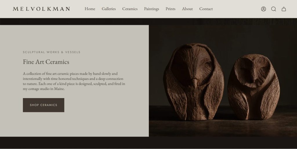 Mel Volkman Shopify fine art