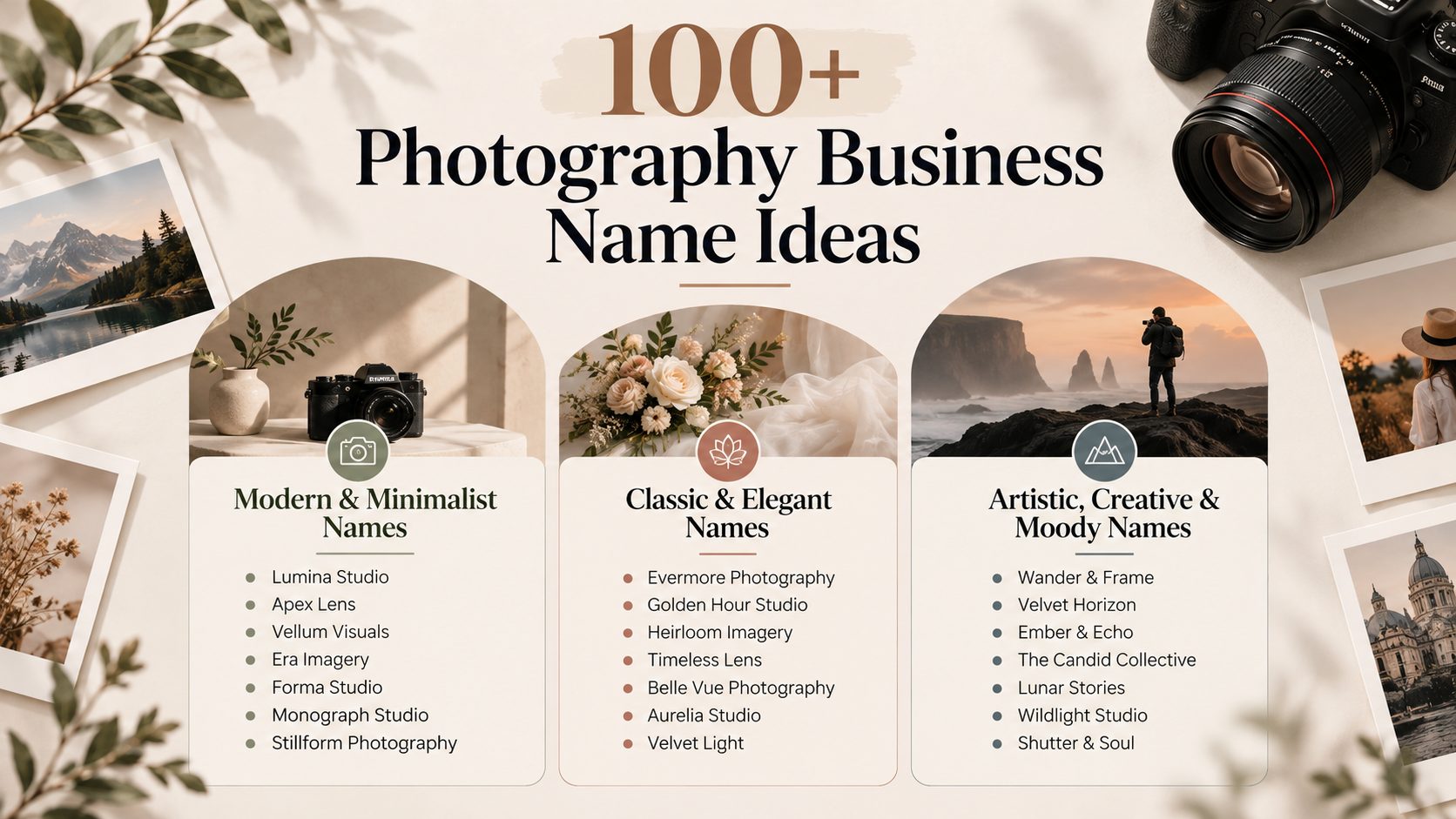 Photography Business Name Ideas