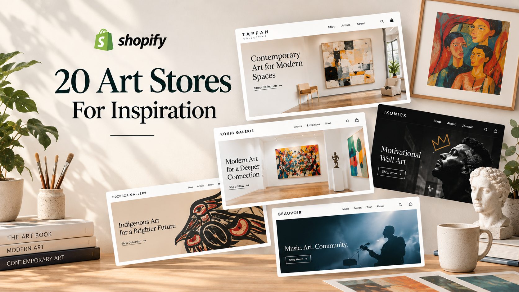 Shopify Art Stores For Inspiration