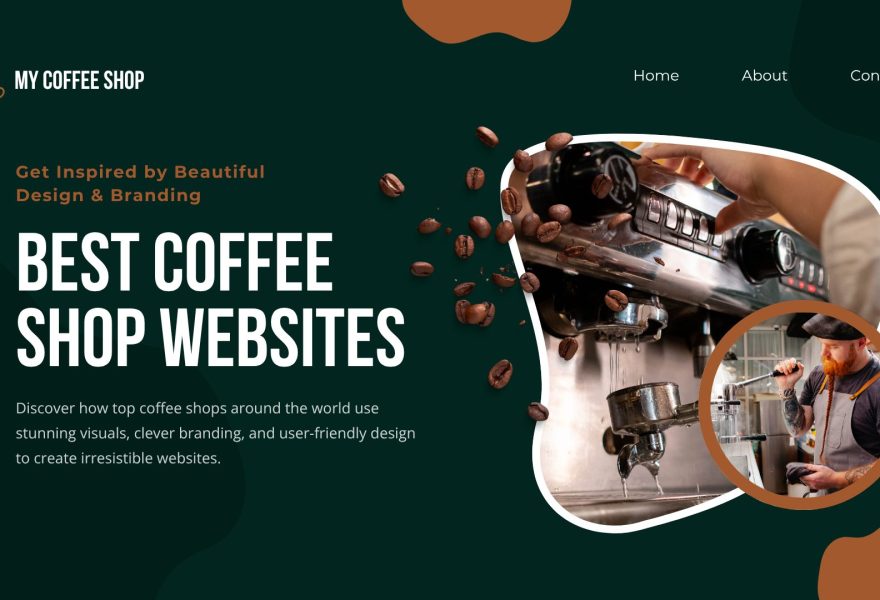 best coffee shop websites