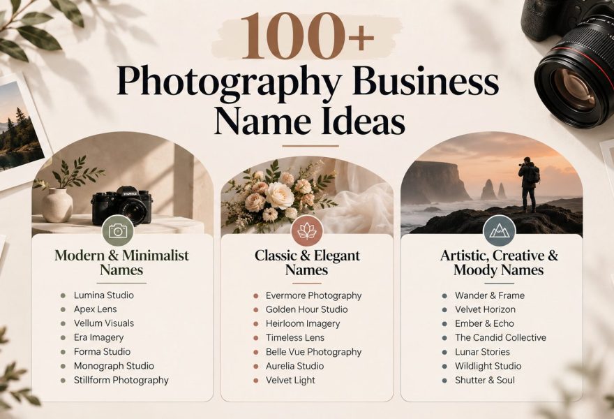 Photography Business Name Ideas