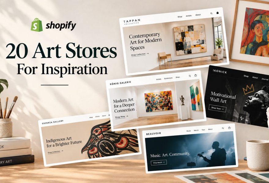 Shopify Art Stores For Inspiration