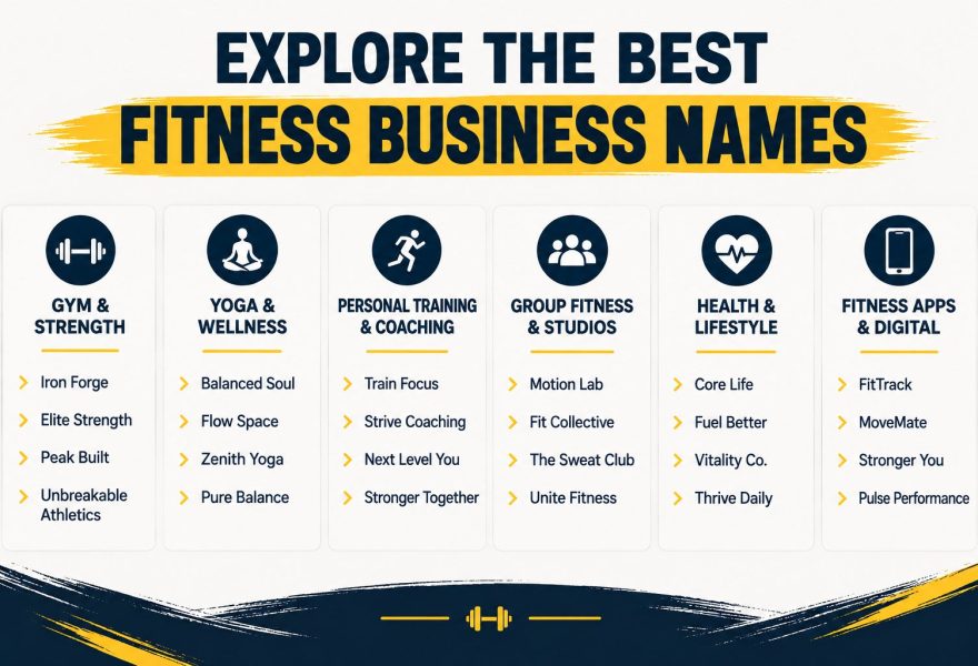 top fitness business name ideas